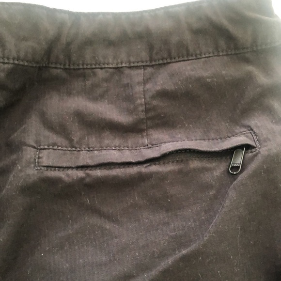 Tommy Hilfiger jeans pants in black with tie strings at bottom & zipper - Picture 8 of 11